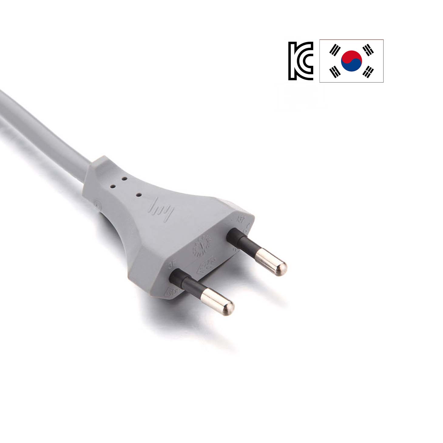137 Korea Plug 2 Pole Straight – Microdian