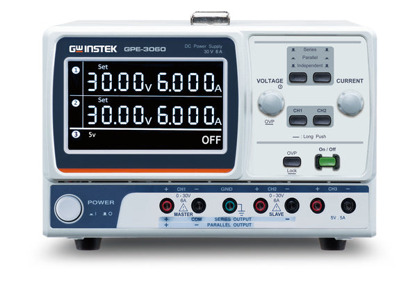 GPE-3060/6030 Triple-Channel DC Power Supply