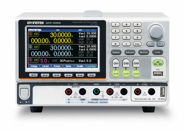 GPP-3060/6030/3650 Triple-Channel Programmable DC Power Supply